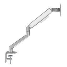 Suport monitor pentru birou Serioux MM63-C012, Pentru 1 monitor, Compatibilitate dimensiune ecran 17″-32″, Greutate maxima 2-9kg, Vesa 75x75 - 100x100, Argintiu