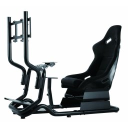 Scaun gaming Serioux Cockpit, dimensiuni:770x1280~1545x1150mm, greutate suportata: 130 kg, Negru