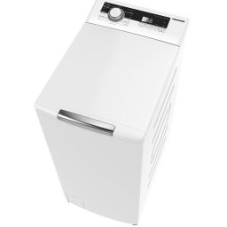 Masina de spalat rufe cu incarcare verticala Heinner HWM-TL8013IVA++, 8kg, 1300rpm, clasa A, motor inverter, 15 programe, display digital, program rapid 15min, program scurt 45min, program baby care, prespalare, Alb