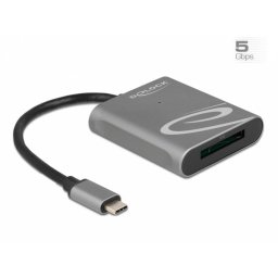 Cititor de carduri USB 3.1-C pentru carduri memorie XQD 2.0, Delock 91741