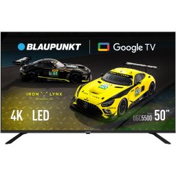 Televizor Blaupunkt LED 50UGC5500S, 127 cm, Smart Google TV, 4K Ultra HD, Clasa G, Negru