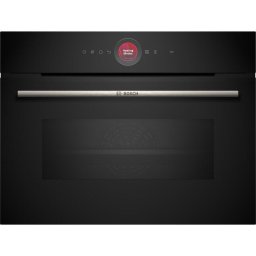 Cuptor incorporabil Bosch Serie 8 CMG7241B1, electric, capacitate 45 L, Putere Cuptor 3600 W, Microunde 900 W, Negru