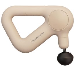 Dispozitiv de masaj Therabody Theragun Relief, husa, 3 atasamente, cablu USB pentru incarcare, Bej