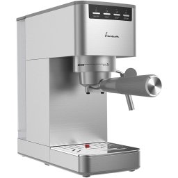 Espressor manual FRAM FEM-D15SS, 1350 W, 15 Bar, rezervor de apa detasabil 1.2 L, sistem contro temperatura si initiere preparare, oprire automata, Inox