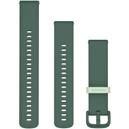 Curea ceas smartwatch Garmin, 20mm, Silicone, circumferinta 125-218 mm, Verde