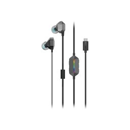 Casti cu Microfon Lenovo Legion E510, In-ear, USB-C, 32 Ohm, Negru