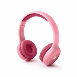 Casti on-ear bluetooth Muse M-215 BTP, autonomie 13 ore, Roz