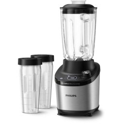 Blender de mare viteza, Philips, Avance Collection HR3760/10, cu 2 sticle