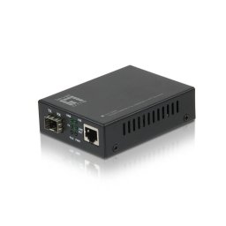 Media convertor LevelOne GVT-2000, SFP, RJ-45, rata transfer 1000 Mbps, Negru