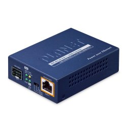 Media Convertor Planet GUP-805A-60W, pentru retea 1-Port 100/1000X SFP, Albastru