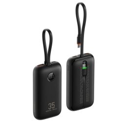 Baterie portabila Veger W1188, USB-C, USB-A, 10000 mAh, 5 V, 2 A, 35 W, Negru