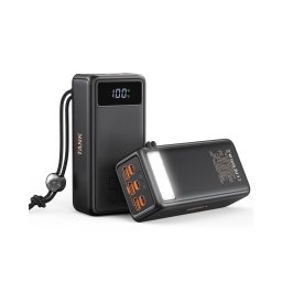 Baterie portabila Veger W5001C, 56000 mAh, USB-A, USB-C, Lightning, Negru