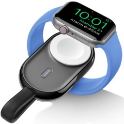 Baterie portabila SmartWatch Veger W0102, 1200 mAh, USB-C, Negru