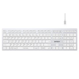 Tastatura wireless A4Tech FBX50C, Bluetooth, Wireless, 2.4GHz, USB, Alb