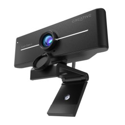 Camera Videoconferinta CREATIVE LIVE! CAM SYNC, 4K UHD, 8MP Sony IMX, Doua Microfoane NoiseClean, UVC-compliant, Focus Manual