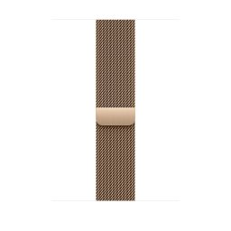 Curea Smartwatch Apple MGJ44ZM/A, pentru Apple Watch 46 mm, Milanese Loop, marime S/M, Auriu