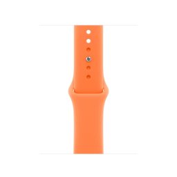 Curea Smartwatch Apple MHYE4ZM/A, pentru Apple Watch 42 mm, Sport Band, Marime M/L, Clementine