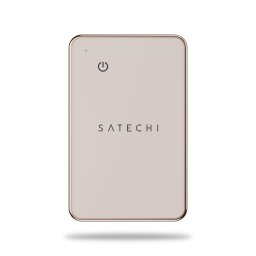 Tag de localizare Satechi FindAll Card, urmarirea obiectelor de valoare prin intermediul telefonului mobil Apple, Roz
