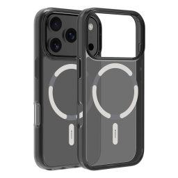 Husa Protectie Spate Dviced DV511056, MagSafe pentru Apple iPhone 17 Pro, Smoke Case, Argintiu