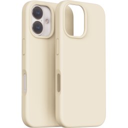 Husa Protectie Spate Dviced DV511058, Silicone Case, MagSafe, pentru Apple iPhone 17, Bej