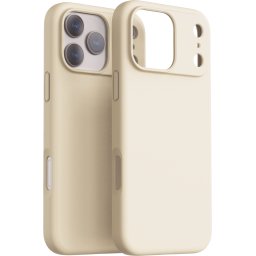 Husa Protectie Spate Dviced DV511061, Silicone, MagSafe, pentru Apple iPhone 17 Pro Max, Bej
