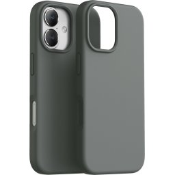 Husa Protectie Spate Dviced DV511062, Silicone, MagSafe, pentru Apple iPhone 17, Gri