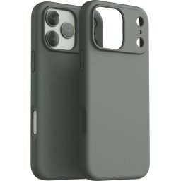 Husa Protectie Spate Dviced DV511065, Silicone, MagSafe, pentru Apple iPhone 17 Pro Max, Gri