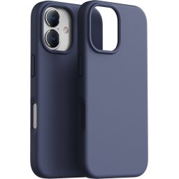 Husa Protectie Spate Dviced DV511066 Silicone Case, MagSafe pentru Apple iPhone 17, Albastru