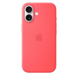 Husa de protectie Apple Silicone Case with MagSafe pentru iPhone 17, Roz Guava