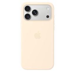 Husa de protectie Apple Silicone Case with MagSafe pentru iPhone 17 Pro Max, Vanilie