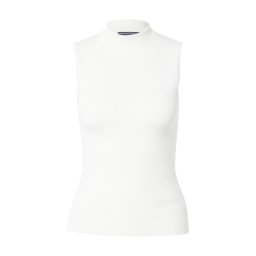 GUESS Top brodat 'Zelinda' alb murdar