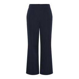 PIECES Pantaloni 'BOZZY' bleumarin / alb