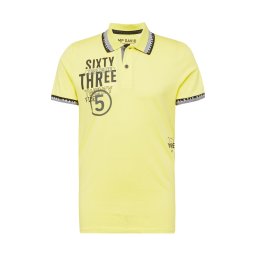 CAMP DAVID Tricou galben / gri / negru