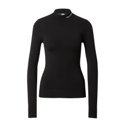 Karl Lagerfeld Pulover 'CLASSIC' negru / alb