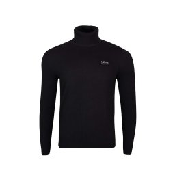 GUESS Pulover 'Aaron' negru / alb