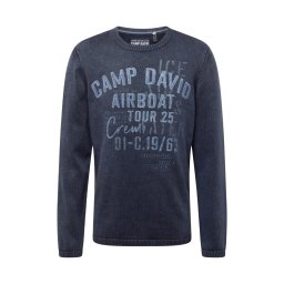 CAMP DAVID Pulover albastru / bleumarin