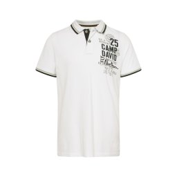 CAMP DAVID Tricou 'Alaska Ice Tour' negru / alb