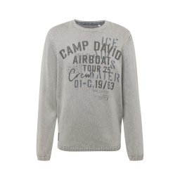 CAMP DAVID Pulover albastru / gri / negru