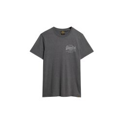 Superdry & Co Tricou 'Heritage' gri deschis / gri închis