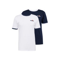 ELLESSE Tricou 'Meduno' albastru închis / portocaliu / roșu / alb
