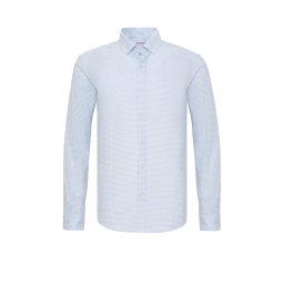 Moxx Paris Cămașă albastru deschis / alb