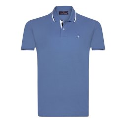 Jacey Quinn Tricou indigo / alb