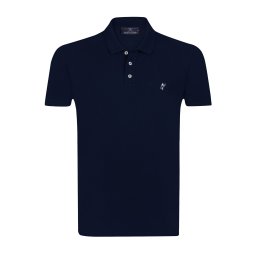 Jacey Quinn Tricou bleumarin / alb