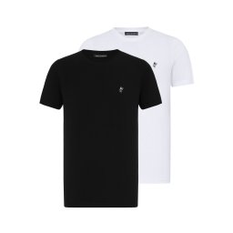 Jacey Quinn Tricou negru / alb