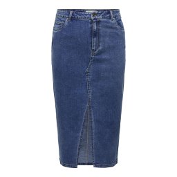 ONLY Carmakoma Fustă albastru denim