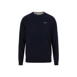 GUESS Pulover 'Daniel' bleumarin / gri deschis