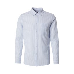 DAN FOX APPAREL Cămașă 'Quirin' albastru deschis / alb