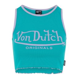 Von Dutch Originals Tricou ' ' turcoaz / verde petrol