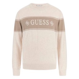 GUESS Pulover 'Geoffrey' maro / maro deschis