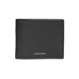 Calvin Klein Portofel negru / argintiu